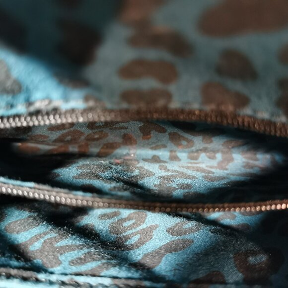 Black/Silver Quilted/Studded Crossbody/Shoulder Bag EUC #254 - Picture 9 of 16